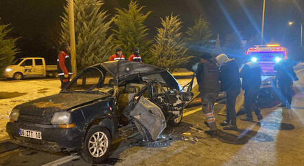 Nevşehir'de yolcu otobüsü otomobille çarpıştı: 1 ölü, 3 yaralı - yasam