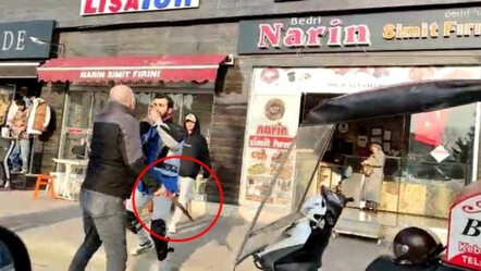 Taksici testereyle motorsiklet sürücüsüne saldırdı - hayatin-icinden