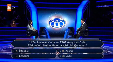 Kim Milyoner Olmak İster'e 'başkent' sorusu damga vurdu - magazin