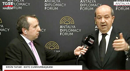KKTC Cumhurbaşkanı Ersin Tatar TGRT Haber'de konuştu: Türkiye çekilirse bizi yaşatmazlar - politika