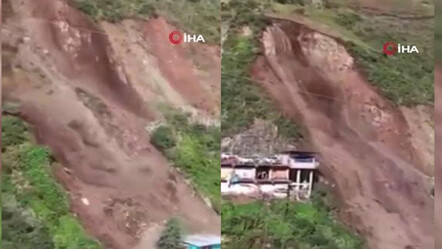 Peru’da feci olay! Toprak 80 tane evi yuttu - dunya