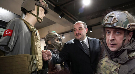 Bakan Varank'ın ziyaretinde ortaya çıktı! Zelenskiy'nin kaskı ve yeleği Yozgat'tan - TÜRKİYE