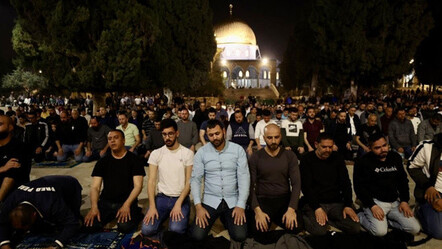 Binlerce Müslüman ilk teravih namazını Mescid-i Aksa’da  kıldı - ramazan