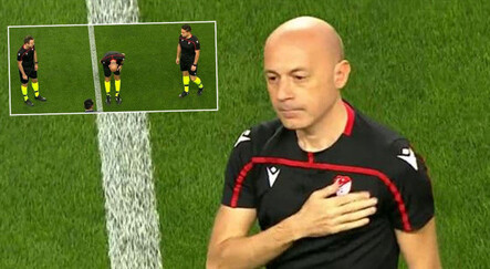 Cüneyt Çakır yeşil sahalara geri döndü! Taraftarın desteği ise duygusal anlar yaşattı - spor