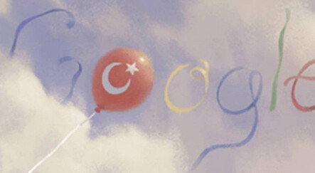 Google'dan 23 Nisan mesajı! Türk bayraklı logo beğeni topladı - teknoloji