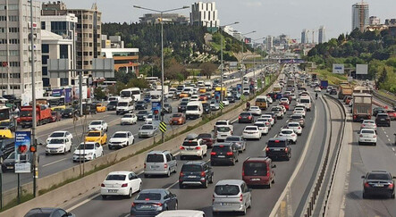 İstanbul'da bayram öncesi trafik durma noktasında - gundem