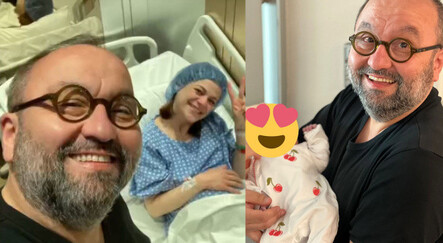 Oyuncu Erdem Baş 44 yaşında baba oldu! İşte kızına ilk kavuştuğu an... - magazin