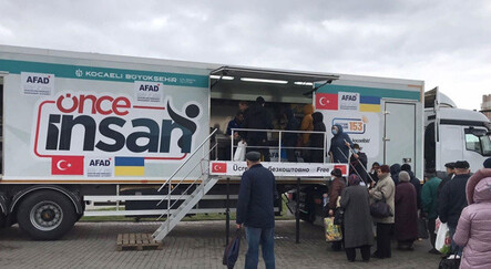 Ukrayna’ya 67 tır insani yardım malzemesi ve 1 mobil mutfak tırı gönderildi - dunya