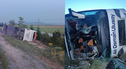 Afyonkarahisar'da feci kaza! Otobüs devrildi: 2'si ağır 27 yaralı - yasam