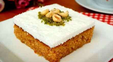 Asla bir dilim yetmeyecek! Görüntüsü enfes, şerbeti hafif fındıkzade tatlısı tarifi çok pratik - yemek