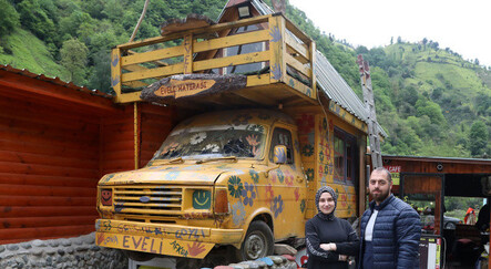 Minibüsü bungalova dönüştürdü! Maliyeti ise sadece 10 bin lira - emlak