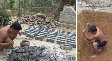 Sadece ormandaki malzemelerle yapıyor! Genç YouTuber’ın ilkel yaşam videoları hayrete düşürdü - dunya