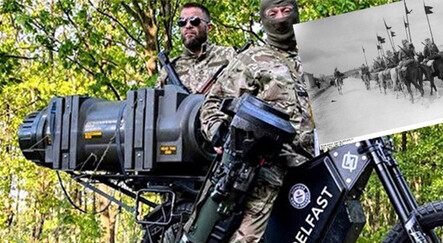Ukrayna'nın elektrikli süvarileri! Tanklara silah taşıyor - dunya