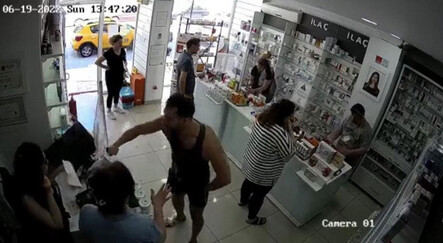 Eczane'de maganda dehşeti! 'Senin kafanı koparırım' diyerek tehditler savurdu - yasam