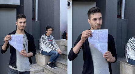 Okula gelip sınava girmekten vazgeçen öğrenciyi vatandaşlar ikna etti - yasam