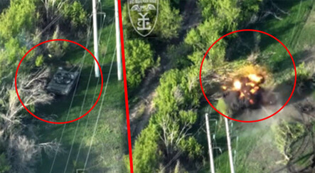 Rus tankı ikiye ayrıldı Ukrayna Rusya'ya seslendi: Topraklarımızda sizi bekleyen sürprizler var - dunya
