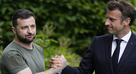 Ukraynalılar Macron'un müttefikliğini sevemedi - dunya