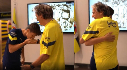 Arda Güler Jorge Jesus'un doğum gününde el öptü! Sosyal medyada günün spor videosu... - spor