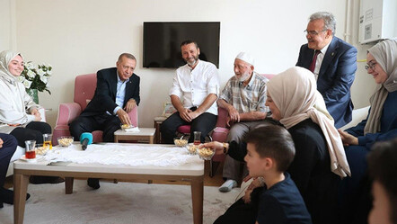Erdoğan'dan Ordu'da çay davetinde bulunan aileye ziyaret - spor
