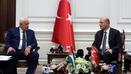 Bakan Soylu, Filistinli mevkidaşıyla bir araya geldi - gundem