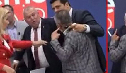 Canlı yayında gazeteciye saldırdı - yasam