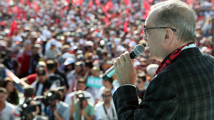 Çorum'da dikkat çeken '6'lı masa' pankartı: Erdoğan okudu, her satırı gündem oldu - gundem