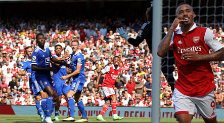 Gabriel Jesus Emirates'te şov yaptı! Arsenal - Leicester City 4-2 Maç Özeti - spor