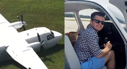 İniş takımlarına zarar veren pilot özür dileyip uçaktan atladı - dunya