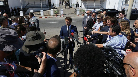 Macron'a şok: Hakaret ve protestolar, ziyareti yarım bıraktırdı - dunya