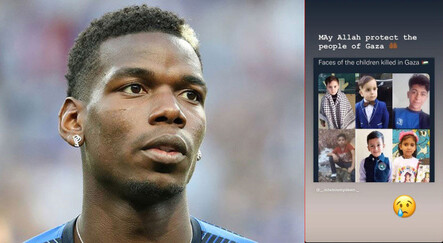 Paul Pogba'dan Gazze paylaşımı...