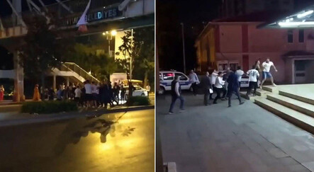 Pes dedirten görüntüler! Trafik kazası meydan savaşına döndü - yasam