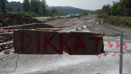 Zonguldak'ta şaşkına çeviren olay! Arasından geçen yolu trafiğe kapadı - gundem