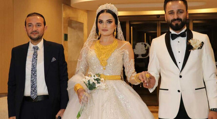 2 bin davetli katıldı... Aşiret düğününde gelin ve damada takılan para dudak uçuklattı - yasam