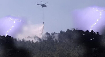 Antalya'da şimşek nedeniyle yangın çıktı - yasam