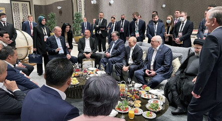 Cumhurbaşkanı Erdoğan dünya liderleri ile bir araya geldi: Özbekistan'dan dikkat çeken kareler - dunya