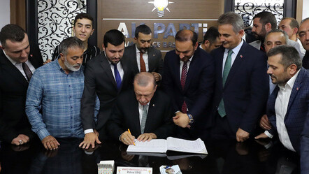 Erdoğan'dan, AK Parti Mamak İlçe Başkanlığına ziyaret - gundem