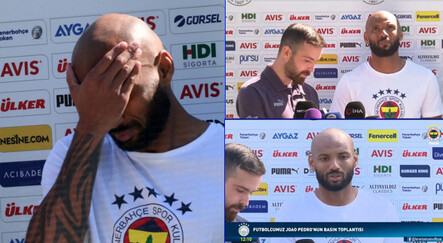 Fenerbahçeli Joao Pedro'yu basın toplantısında arı soktu - spor