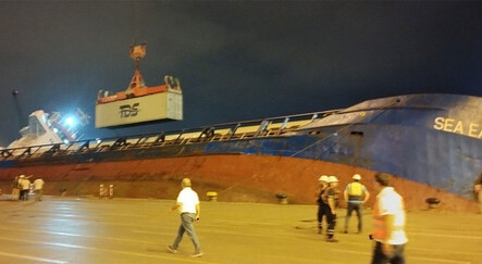 İskenderun'da su alan gemi battı, personel tahliye edildi - gundem