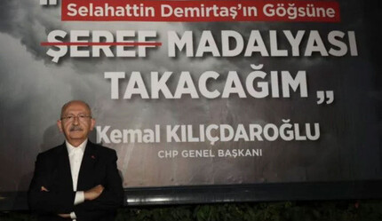 Kılıçdaroğlu o afişin önünde poz verdi - politika