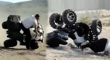 Önce şaka sandı, sonra farkına vardı! Eğlenceli anlar bir anda feci kazaya döndü - turkiye