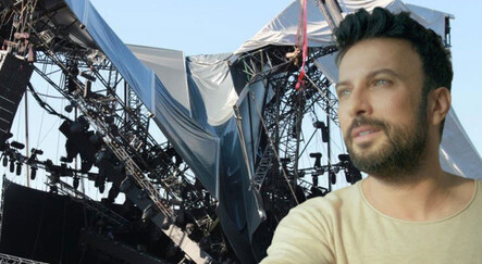 Tarkan’ın İzmir'de konser vereceği sahne çöktü, zarar gün aydınlanınca ortaya çıktı - magazin