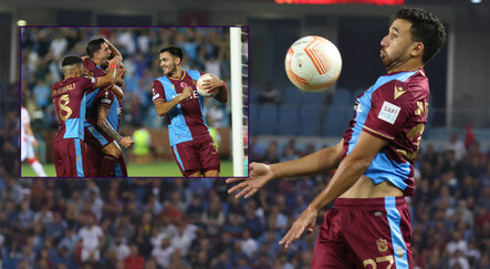 Trabzonspor - Kızıl Yıldız (2-1) Maç Sonucu I Trezeguet'den 1 gol, 1 asist - spor
