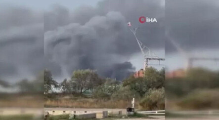 İçi mühimmat doluydu: Sivastopol’de inişe geçen uçak alev aldı - gundem