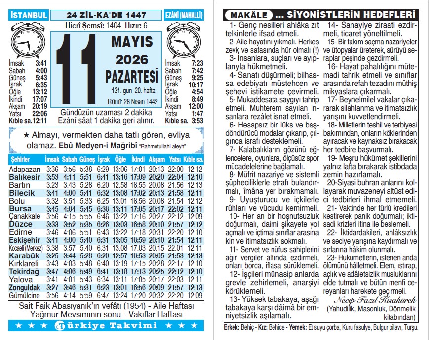 Takvim