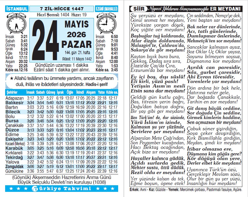 Takvim