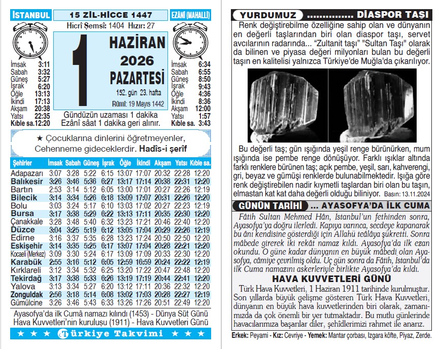 Takvim