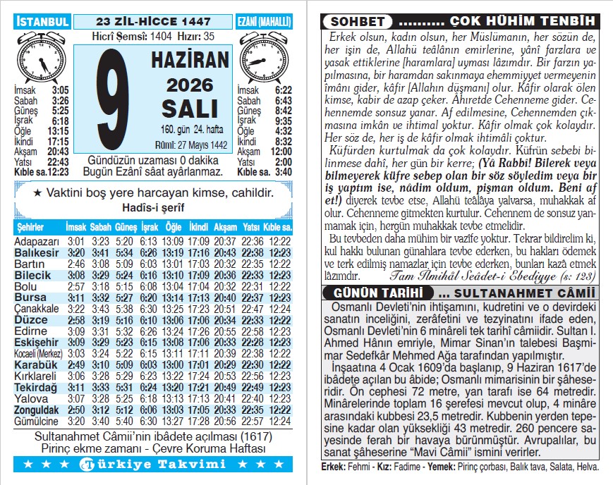 Takvim