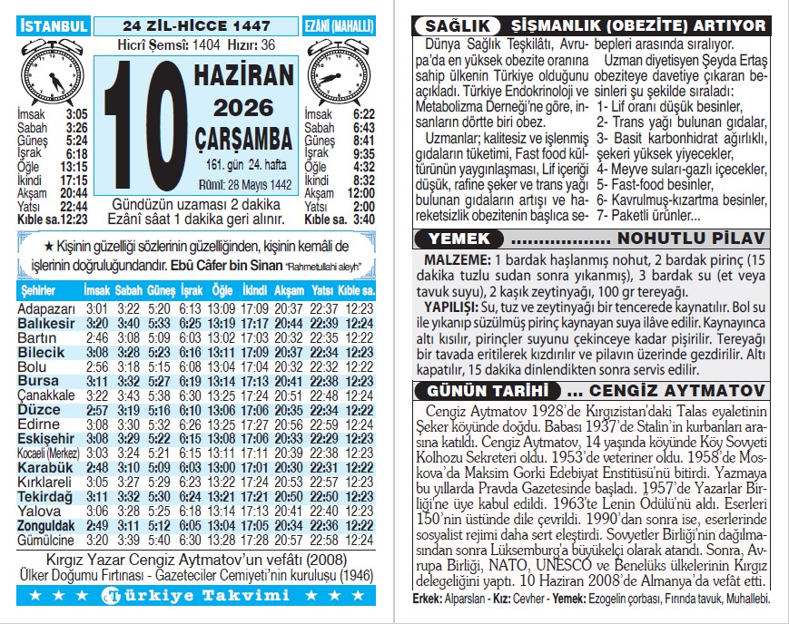 Takvim