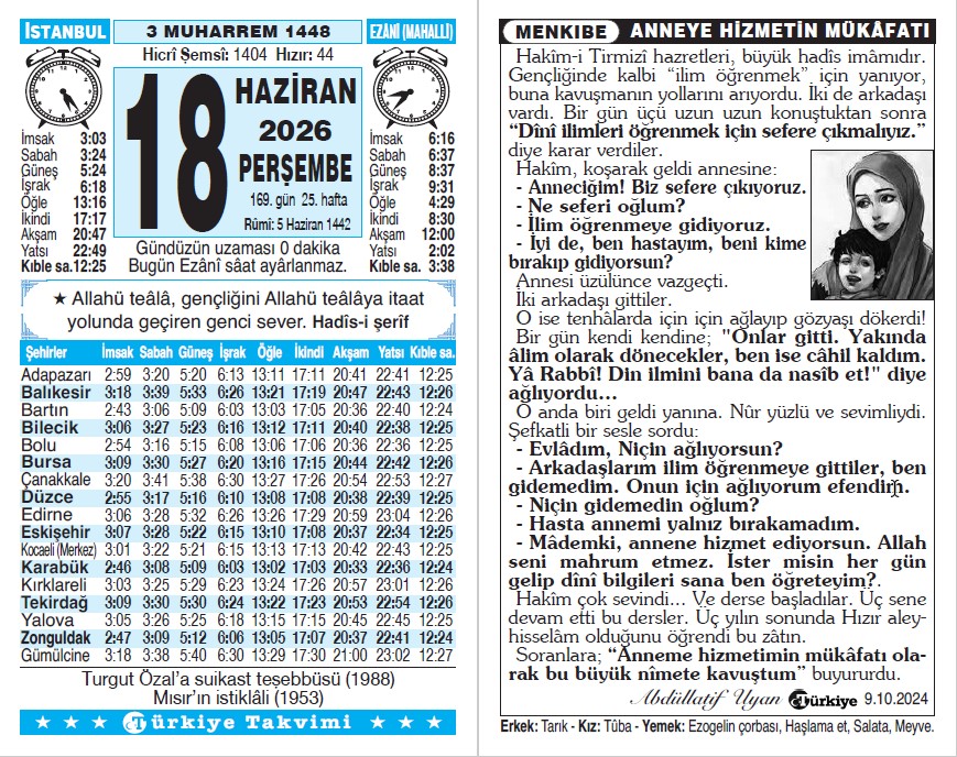 Takvim