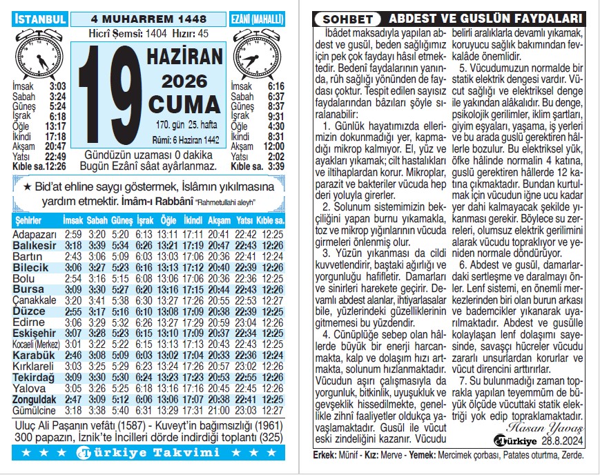 Takvim